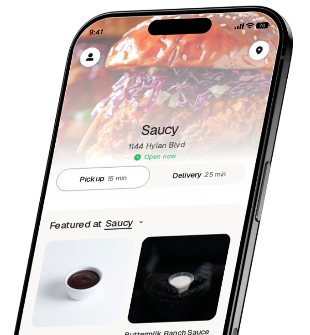 Saucy app preview