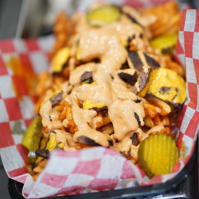 Loaded Beef Fries.