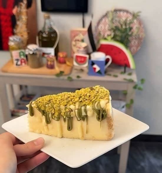 Pistachio Cheesecake.