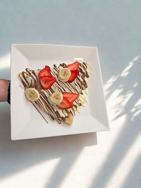 Strawberry Banana Crepe.